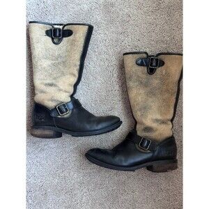UGG Australia Boots Brand, Women’s Size 8, Fur Lined, Zipper Footwear
